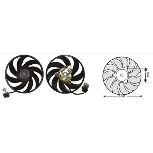 FAN MOTORU CORSA COMBO 1.7 TEK