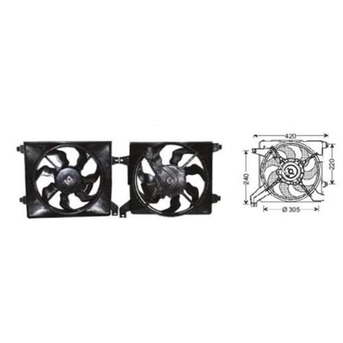 FAN MOTORU HYUNDAI ERA 1,4 RADYATOR