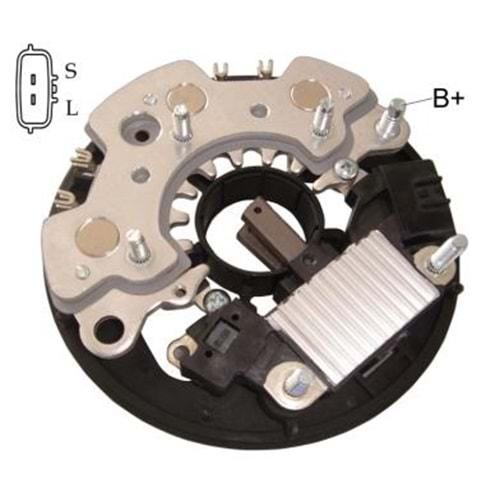 ALT DIOT TABLASI + KONJEKTOR 14.4V 100A 6 DIOT HITACHI TIPI NISSAN SKYSTAR MAXIMA 02 INFINITY 02