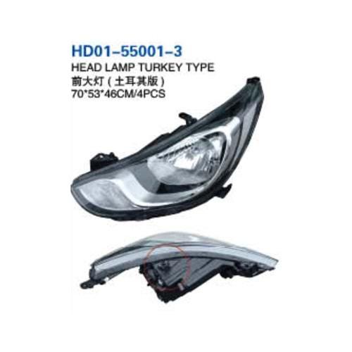 ON FAR SAG HYUNDAI ACCENT BLUE