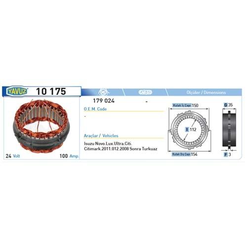 ALT STATOR ISUZU NOVA LUX ULT.100AMP