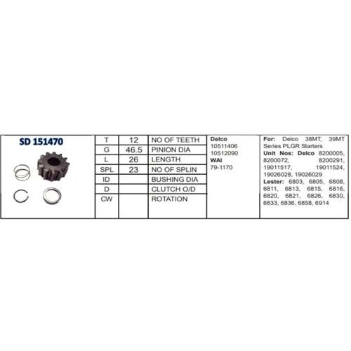 M.DİŞLİ KAFASI 12 DİŞ 38/39MT BMC CUMMINS