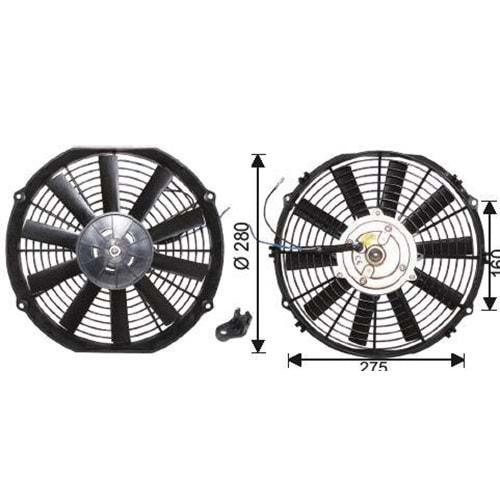 PERVANELİ FAN MOTORU 24 V 12