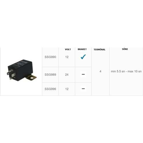 12V TOFAŞ SİLECEK ROLESİ 4 UÇLU BMC-TOFAŞ ORJ.