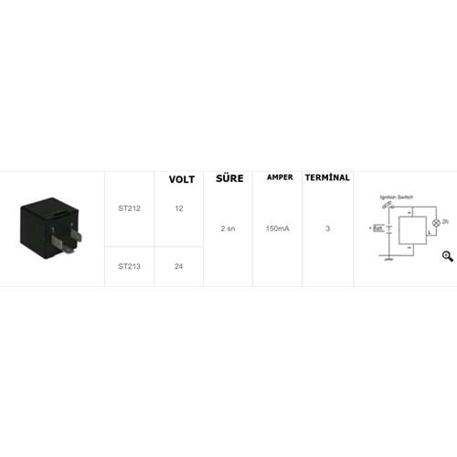 12V ZAMAN ROLESİ OTOKAR ORJ.2 SN.3 UÇLU