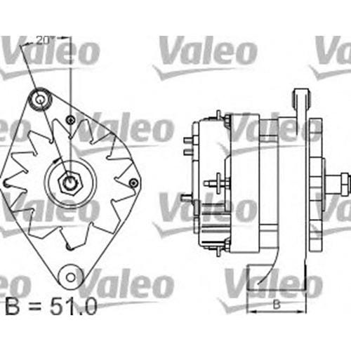 ALTERNATÖR A.V. A13N285 VOLVO