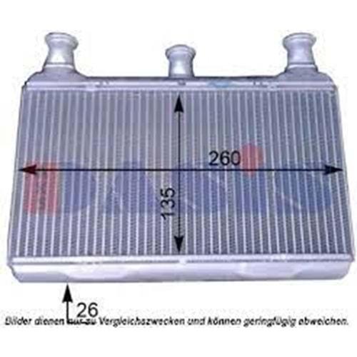KALORIFER RADYATOR BMW E60 61 63 64 AL/PL/BRZ